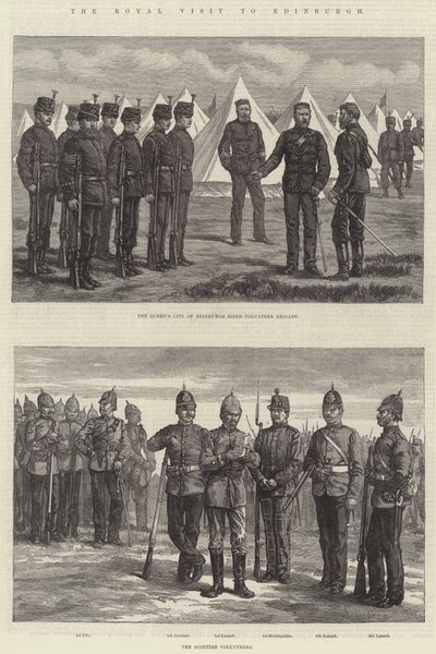 The Royal Visit to Edinburgh by Johann Nepomuk Schonberg